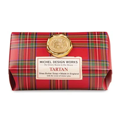 Abbildung von Michel Design Works TARTAN große Badeseife mit Sheabutter 245 g
