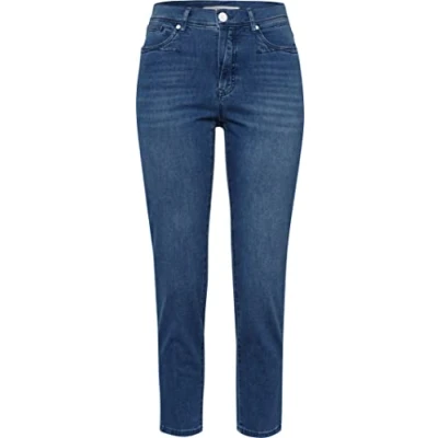 Abbildung von BRAX Damen Style Mary Ultralight Denim Verkürzte Five pocket jeans Jeans, Used Regular Blue, 29W / 30L EU