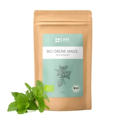 Abbildung von BIO Grüne Minze Tee Spearmint, Krauseminze, Nana bei PCOS, Hirsutismus