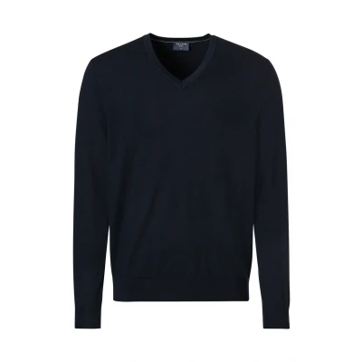 Abbildung von OLYMP Strick Pullover V Ausschnitt extrafeine Merinowolle nachtblau Gr. S