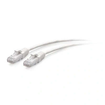 Abbildung von C2G CAT6A Ethernet Kabel, extra flexibel, 4,5 m, ideal für Router, Modem, Internet, WLAN Boxen, Xbox, PS5, Smart TV, SKY Q, IP Kamera, Weiß