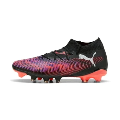Abbildung von PUMA Damen Future 8 Match FG/AG WN&#039;s Fussballschuh, Black White Glowing RED, 43 EU