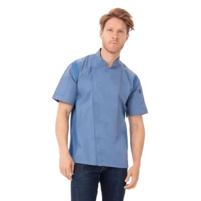Abbildung von Chef Works Herren Bcsz009skyl Kochjacke, himmelblau, L EU