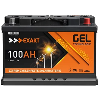 Abbildung von GEL Batterie Solar Wohnmobil Boot Versorgungsbatterie Akku 70Ah 100Ah (100AH 12V)