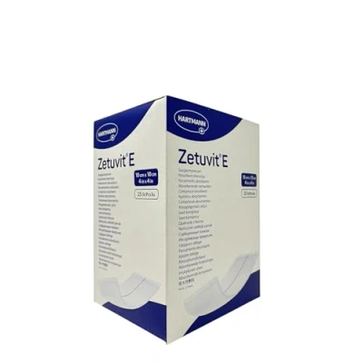 Abbildung von Zetuvit E Saugkompressen steril 10x10 cm 25 St