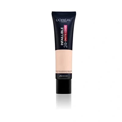 Abbildung von L&#039;oreal 24h Infaillible Matte Cover Foundation 25 Rose Ivory 30 ml