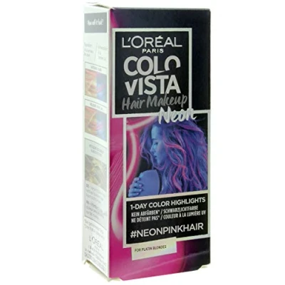Abbildung von L&#039;Oréal Paris Colovista Hair Makeup, 1 Day Color Highlights, Schwarzlichtfarbe, (Neonpinkhair)