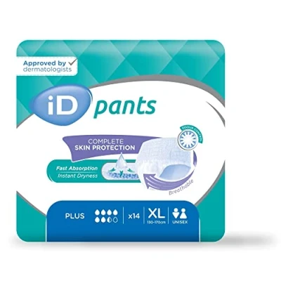 Abbildung von Ontex ID Expert Einweg Plus Inkontinenzeinlagen, X Large (130170 cm)