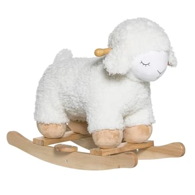 Abbildung von Bloomingville Schaukeltier Laasrith Schaukelspielzeug Schaf, Schaukelschaf, Wippe, Schafwippe, ab 12 Monate, weiß