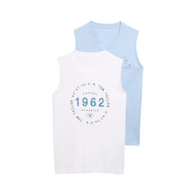 Abbildung von TOM TAILOR Herren 1048075 T Shirt, 21068 Light Powder Blue, 3XL