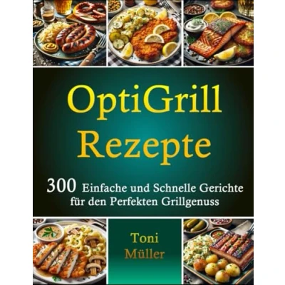 Abbildung von OptiGrill Rezepte: 300 Einfache und Schnelle Gerichte für den Perfekten Grillgenuss