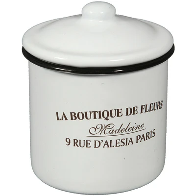 Abbildung von Ambiente Haus Dose Behälter mit Deckel aus Emaille (1 St)