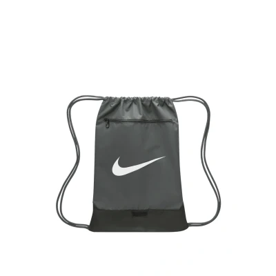 Abbildung von Nike Performance Brsla Drawstring Sportbeutel, Größe: One Size, Iron grey black white