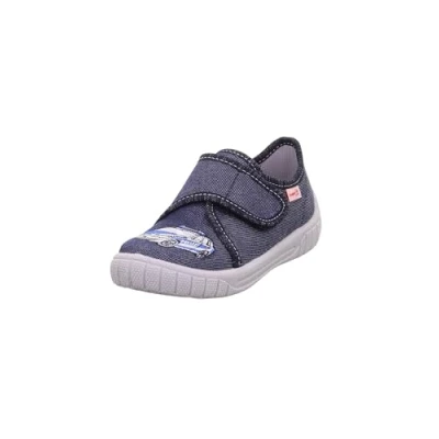 Abbildung von Superfit BILL Hausschuh für Kinder, Größe: 34, Blau/grau Schuhe