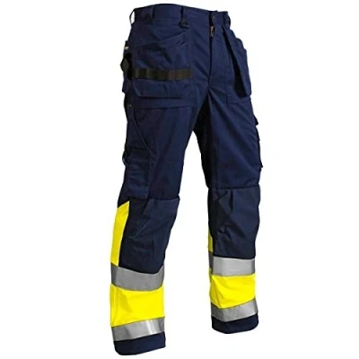 Abbildung von Blakläder Bundhose High Vis Klasse1, 1 Stück, C54, marineblau / gelb, 152918608933C54