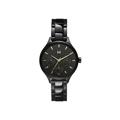 Abbildung von MVMT Multi Zifferblatt Quarz Uhr für Damen mit Schwarzes Edelstahlarmband 28000238 D