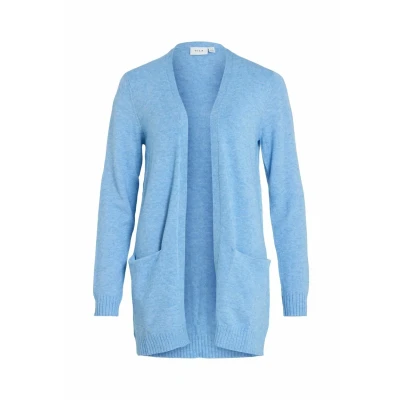 Abbildung von VILA Viril OPEN Strickjacke, Damen, Größe: XXL, Blissful blue