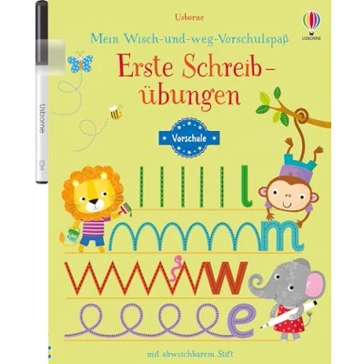 Abbildung von Mein Wisch und weg Vorschulspaß: Erste Schreibübungen: mit abwischbarem Stift (Wisch Vorschulspaß Reihe)