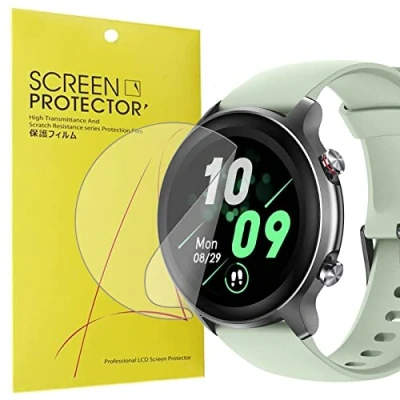 Abbildung von onetuo Schutzfolie Kompatibel für Loddery Smartwatch 1,3 zoll, HD klar Flexible TPU Folie [Blasenfreie] [Kompatibel mit Hülle] [Premium Qualität]Displayschutzfolie (6 Pack)