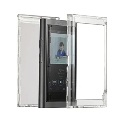 Abbildung von Zshion Hülle Kompatibel mit Sony NW A55 A56 A57, Stoßdämpfend, Leicht, Ultradünn, Weiche TPU für Walkman A55HN A56HN A57HN A50 A57 (Durchsichtig)