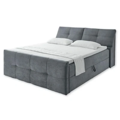 Abbildung von ED EXCITING DESIGN Boxbett &quot;Redmond&quot;, (5 St.), inkl. Zwei Bettkästen, Stauraum im Kopfteil und Topper
