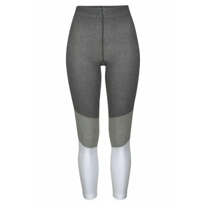 Abbildung von Bench Leggings Strümpfe anthrazitgrauweiß, Damen, Größe: 32/34, Anthrazit grau weiß