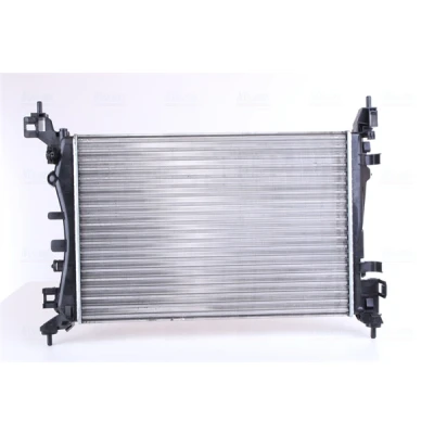 Abbildung von NISSENS 630743 Kühler, Motorkühlung Aluminium 540 378 24 Kühlrippen mechanisch gefügt OPEL: Adam, Corsa D Schrägheck, E Schrägheck