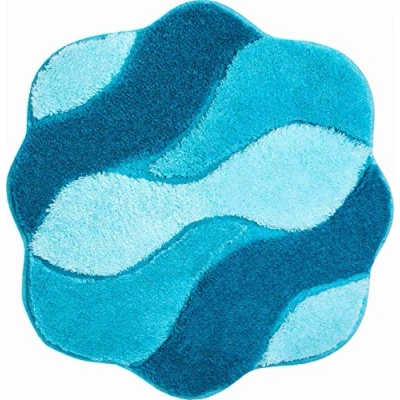 Abbildung von Grund Badematte, sehr weich und saugfähig, rutschfest, Carmen, kleine Matte, 60 x cm, Salbei Graugrün