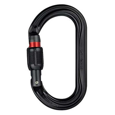 Abbildung von Petzl M33A SLN leicht oval, J Schraubverschluss, schwarz