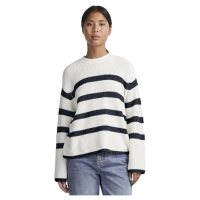 Abbildung von Pieces Pcsabina LS NOOS Strickpullover, Damen, Größe: Medium, Cloud dancer/sky captain