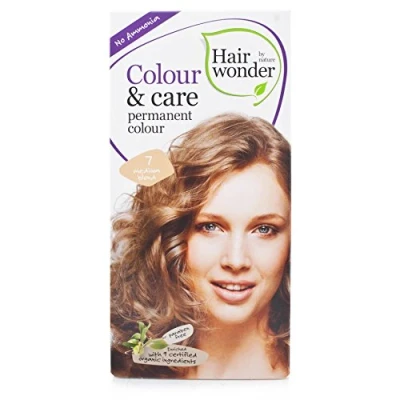 Abbildung von (2er BUNDLE) Hennaplus Hairwonder Colour und Care 7 medium blond, 100 ml 100ml Hair Wonder