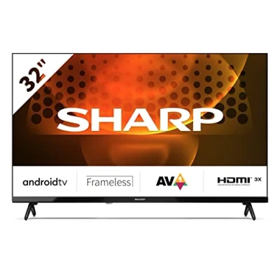 Abbildung von SHARP 32FH6EA HD Ready Frameless Android TV 80cm (32 Zoll), 3X HDMI, 2X USB, Dolby Digital, Active Motion 400