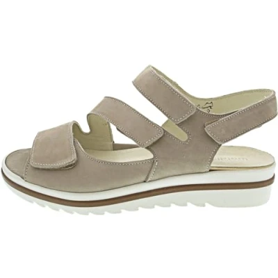 Abbildung von Waldläufer LIA Riemensandalette, Damen, Größe: 37, Beige corda Schuhe