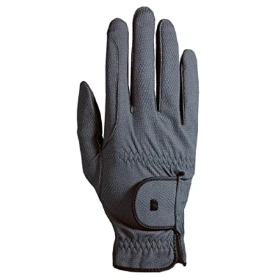 Abbildung von Roeckl Sports Reithandschuh ROECK Grip, Turnier Sommer Handschuh, Anthrazit 6