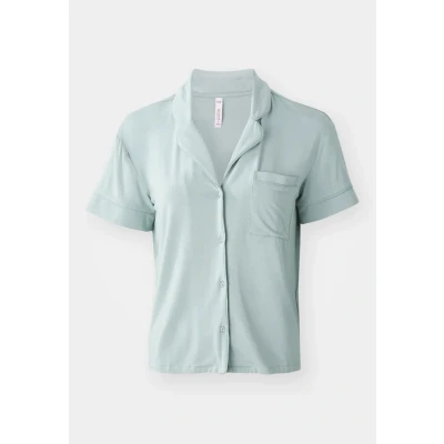Abbildung von Hunkemöller Kurzärmelige Jersey Jacke Essential grün