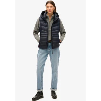 Abbildung von Superdry Steppweste &quot;HOODED FUJI QUILT PADDED GILET&quot;