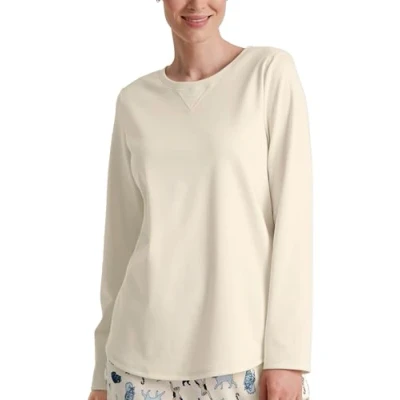 Abbildung von CALIDA Favourites Langarmshirt Damen, aus 100% Baumwolle, Dicker, wärmender Stoff