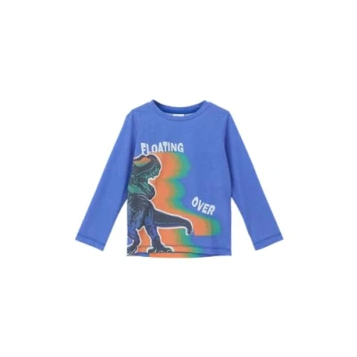 Abbildung von s.Oliver MIT Umlaufendem Grafikprint Langarmshirt für Kinder, Größe: 92/98, Royalblau