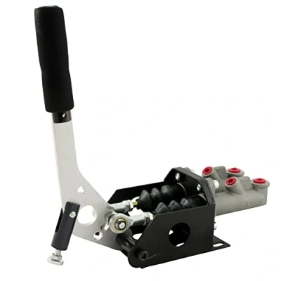 Abbildung von Hydraulische Fly Off Handbremse mit Doppelzylinder Schwarz Drift Handbrake Rallye Inklusive Anschlussset