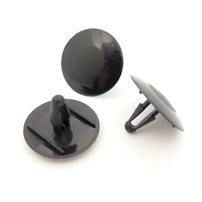 Abbildung von 10 x Verschlussklammern für Motorhauben/Motorhaube, Kunststoff, zur Schalldämmung, 8 mm Loch, 30 Kopf, schwarz 90467 09006, 9046709006