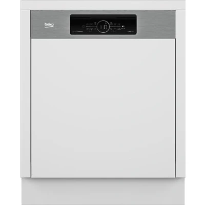 Abbildung von BEKO teilintegrierbarer Geschirrspüler &quot;BDSN38440X 7696501677&quot;, BDSN38440X 7696501677, 14 Maßgedecke