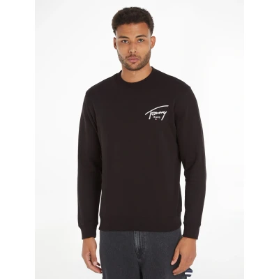 Abbildung von Tommy Jeans Plus Sweater TJM REG ENTRY GRAPHIC CREW EXT Große Größen mit Logoschriftzug