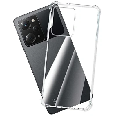 Abbildung von mtb more energy® Case Soft Armor kompatibel mit Xiaomi Poco X5 Pro 5G verstärkte Ecken Kameraschutz 1,5mm TPU Schutz Hülle Cover Handyhülle