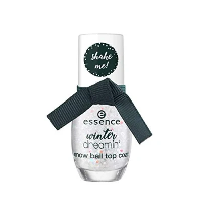 Abbildung von essence Nagellack winter dreamin snow ball top coat 01 ready, set,
