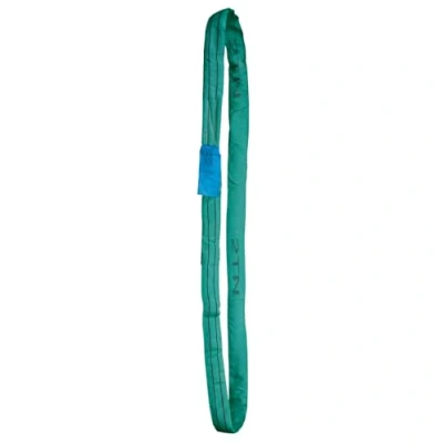 Abbildung von PONSA Hebeschlinge Rundschlinge Schlupf Hebeband 4m Umfang, 2m Nutzlänge Polyester EN 1492 2 Norm Tragkraft bis zu 3000 kg (2000 / Umfang)