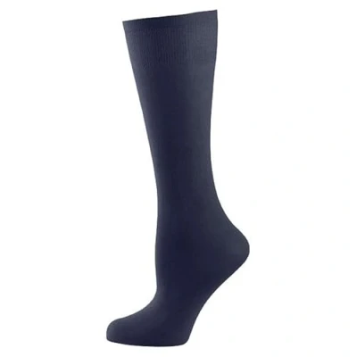 Abbildung von Nur Die Damen Kniestrümpfe Knie Cotton Sensation, 60 DEN, Gr. One size, Blau (marine 351)