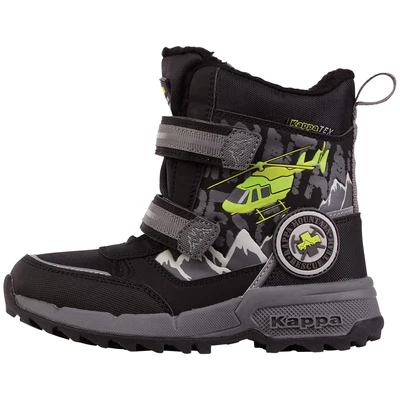 Abbildung von Kappa Mountres TEX Unisex Snowboot/Winterstiefel für Kinder, Größe: 31, Black/lime Schuhe