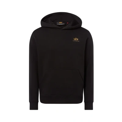 Abbildung von Alpha Industries Kapuzenpullover, Herren, Größe: Small, Schwarz