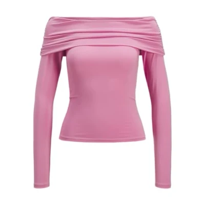 Abbildung von JJXX Damen Jxmille STR Ls Off Sh Top JRS Langarmshirt, Moonlite Mauve, Large