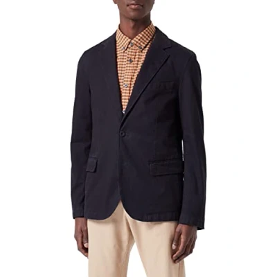 Abbildung von camel active Herren Sakko aus einem Baumwolltwill Dunkelblau menswear 52